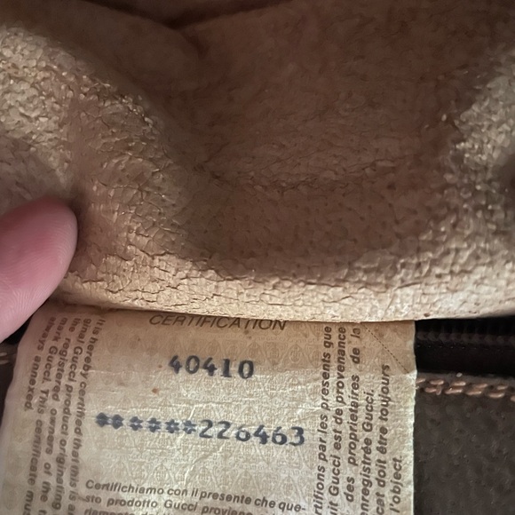 Gucci Brown and Cream Monogram Clutch - Picture 8 of 14